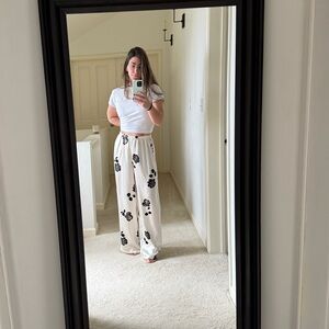 Vintage 100% silk pants, size small